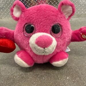 Pink Dancing Bear with Heart